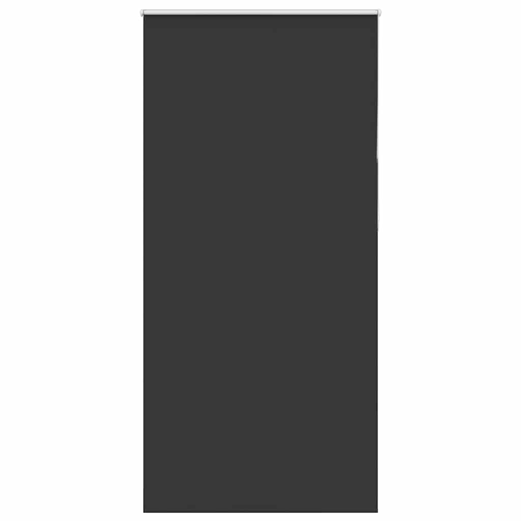 Roller Blind Blackout Black 105x210 cm Fabric Width 100.7 cm Polyester